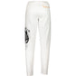Cavalli Class White Cotton Pant