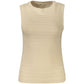 Guess Jeans Beige Cotton Tank Top