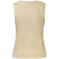 Guess Jeans Beige Cotton Tank Top