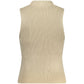Guess Jeans Beige Cotton Tank Top