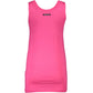Cavalli Class Pink Cotton Tank Top