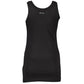 Cavalli Class Black Cotton Tank Top