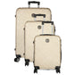 Laura Biagiotti Gold Polyethylene Luggage And Travel
