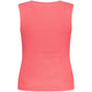 Tommy Hilfiger Pink Cotton Tank Top