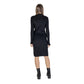 Cleré Black Viscose Midi