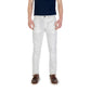 Borghese White Cotton Skinny Pant