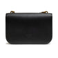 PINKO Black Leather Love Bell Classic Shoulder Bag