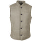 Made in Italy Beige Wool Sleveless Jacket