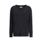 Jil Sander Black Wool Sweatshirt