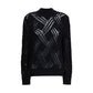 Jil Sander Black Fleece Wool Sweatshirt