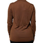 Dolce & Gabbana Brown Cashmere Turtle Neck Pullover Sweater