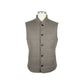 Made in Italy Brown Wool Sleveless Jacket