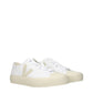 Veja White Fabric Low Top Sneakers