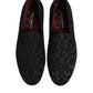 Dolce & Gabbana Black Brocade Loafers Slip On Men Dress Shoes