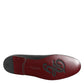 Dolce & Gabbana Black DG Angel Leather Slip On Loafers Shoes
