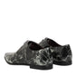 Dolce & Gabbana Marbled Pattern Dress Lace Up Derby Shoes
