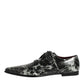 Dolce & Gabbana Marbled Pattern Dress Lace Up Derby Shoes