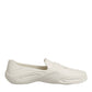 Dolce & Gabbana White Rubber Slides Low Top Sneakers Shoes