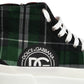 Dolce & Gabbana Multicolor DG Logo Men High Top Sneakers Shoes