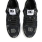 Dolce & Gabbana Blue Cotton Denim Logo Low Top Sneakers Shoes