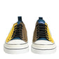 Dolce & Gabbana Multicolor Cotton Logo Low Top Sneakers Shoes