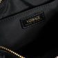 Versace Black Mini Quilted Lambskin Leather Crossbody Sling Borse Bag