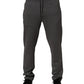 Dolce & Gabbana Gray Cotton Jogger Sweatpants Trouser Pants
