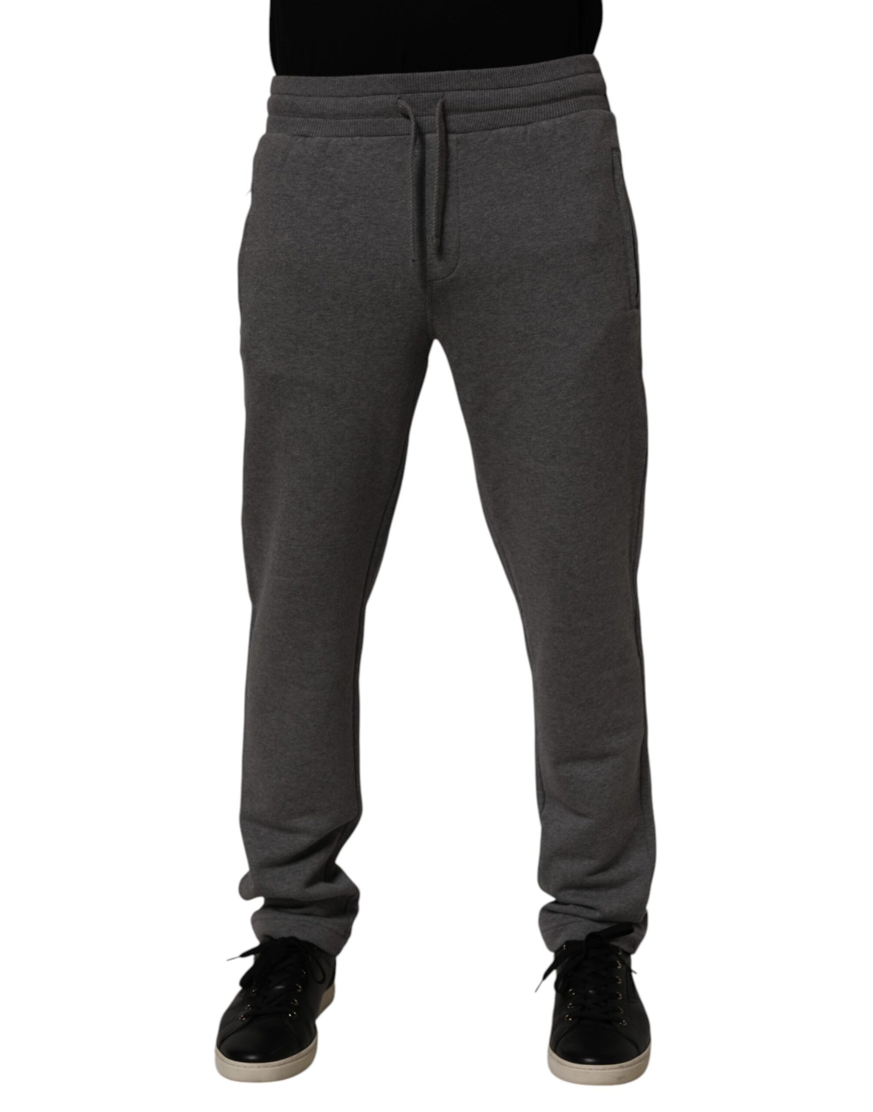 Dolce & Gabbana Gray Cotton Jogger Sweatpants Trouser Pants