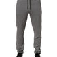 Dolce & Gabbana Cotton Jogger Sweatpants Trouser Gray