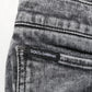 Dolce & Gabbana Gray Cotton Slim Fit Denim Trouser Jeans
