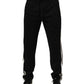 Dolce & Gabbana Black Cotton Jogger Sweatpants Trouser Pants