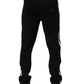 Dolce & Gabbana Black Cotton Jogger Sweatpants Trouser Pants