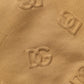 Dolce & Gabbana Brown Cotton Stretch Logo CargoBermuda Shorts