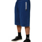Dolce & Gabbana Blue Cotton Blend Bermuda Sweatpants Shorts