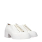 Marni White Leather Platform Sneakers