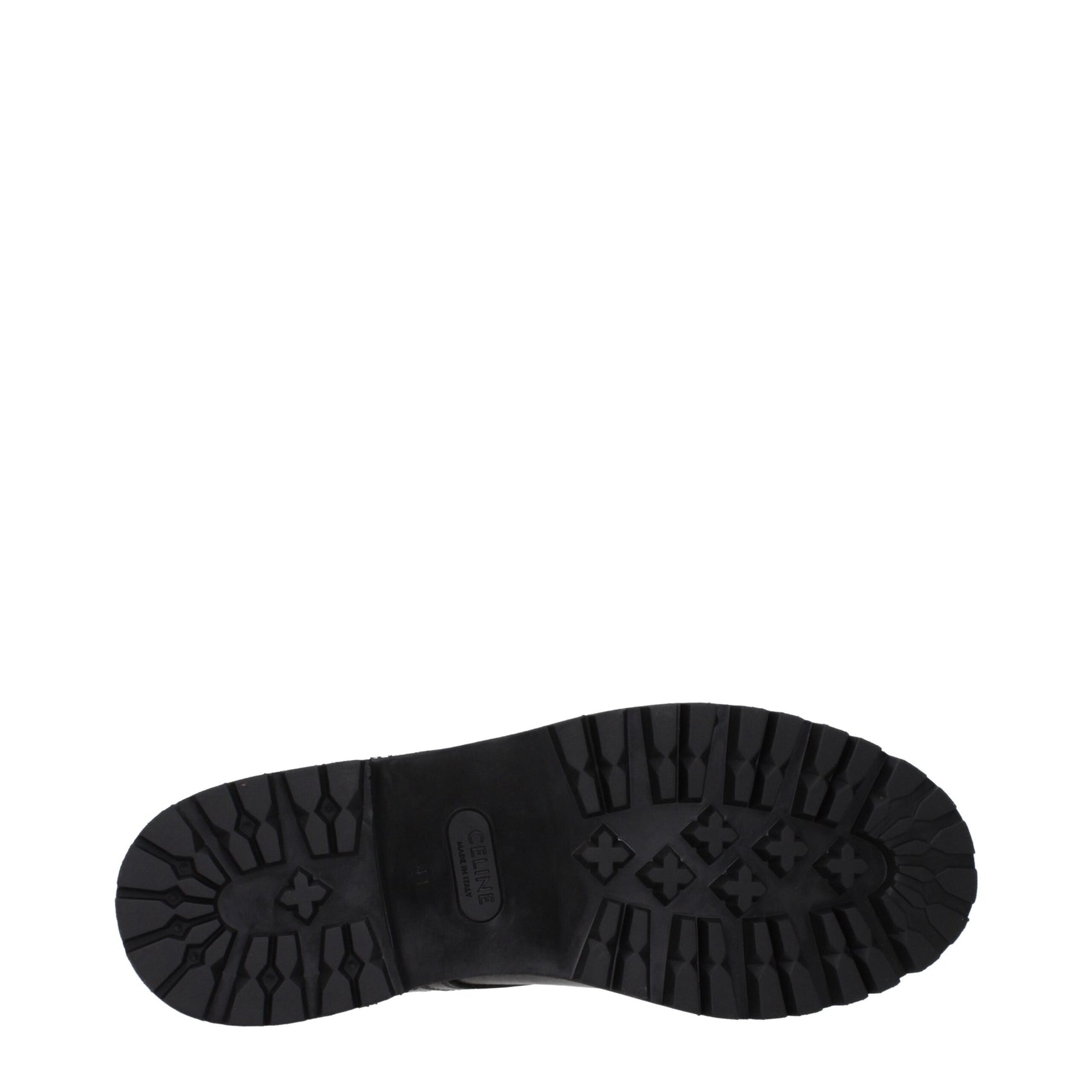 Celine Black Leather Ankle Boots