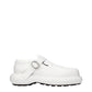 Jil Sander White Leather Slip-On Loafers
