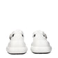 Jil Sander White Leather Slip-On Loafers