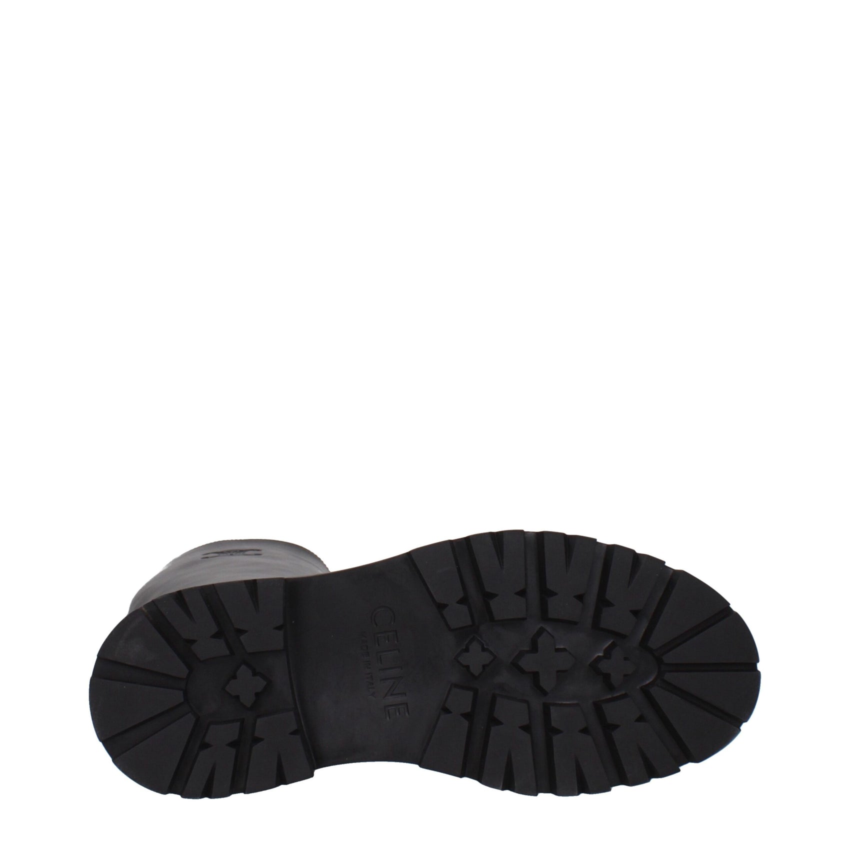 Celine Black Leather Ankle Boots