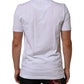 Dolce & Gabbana White Cotton Goodluck 2023 Crew Neck T-shirt
