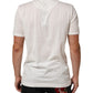 Dolce & Gabbana White Cotton Goodluck 2020 Crew Neck T-shirt