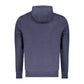 North Sails Blue Cotton Men's Hooded Sweatshirt