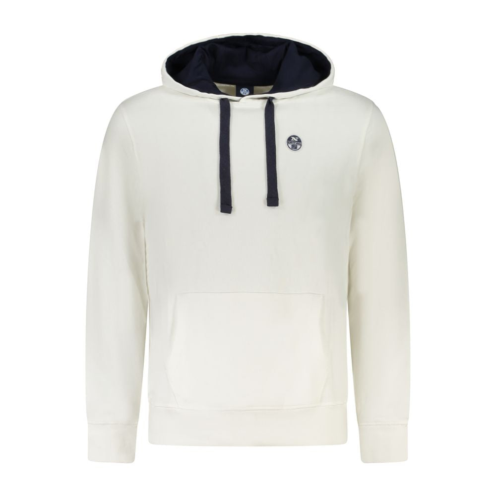 North Sails Bianco Cotton Mens Hoodie