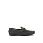 Tod's Gray Nubuc Leather Moccassin