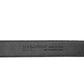 Dolce & Gabbana Black Exotic Leather Metal Logo Buckle Belt