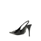 Saint Laurent Black Calf Leather Bos Taurus High Heel Pumps
