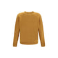 Brooksfield Yellow Fleece Wool Cardigan