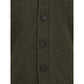 Brooksfield Green Fleece Wool Cardigan