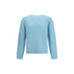 Sunflower Light Blue Alpaca Vicugna Pacos Sweatshirt