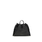 Brunello Cucinelli Black Calf Leather Bos Taurus Shoulder Bag